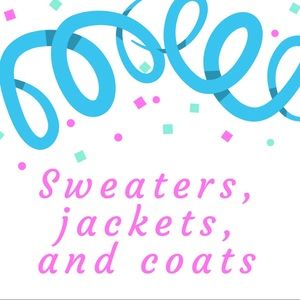 Sweaters jackets and coats